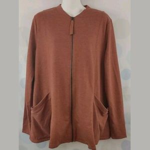 Logo Lounge Full Zip French Terry Med Jacket